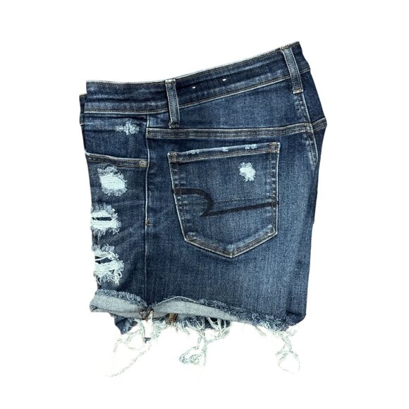 American Eagle Size 6 Next Level Stretch X High-Waisted Shortie Denim Comfort - Picture 3 of 8